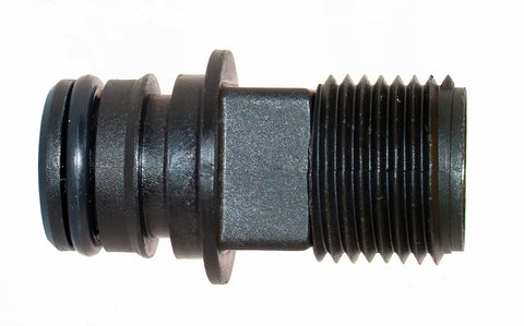 Jabsco 30649-1000 Flojet 20381-000 20381-071 Quad Port X 1/2" Quest Thread Pump Fitting - Second Wind Sales