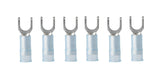 Marine Grade Nylon Flanged Spade Electrical Connector 16-14 AWG Wire X #10 Stud Ancor 230313 6-Pack