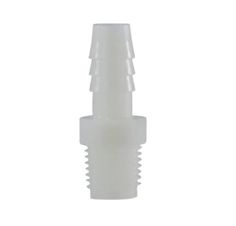 Midland Metal 33-018W 33018W Nylon 1/2" Hose Barb X 3/4" NPT Male Straight Adapter Fitting Seafit 22325039 1854587 139910