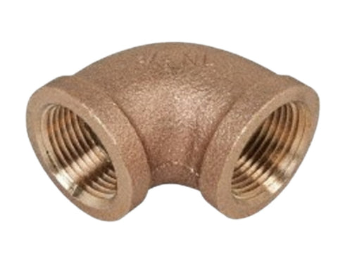 Midland Metal 44-110 44110 Marine Grade Bronze 3” NPT Female X 90° Elbow Fitting