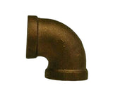 Midland Metal 44-110 44110 Marine Grade Bronze 3” NPT Female X 90° Elbow Fitting