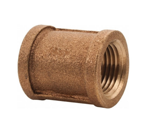 Midland Metal 44-413 44413 Marine Grade Bronze 1/2" NPT Female Coupling Fitting