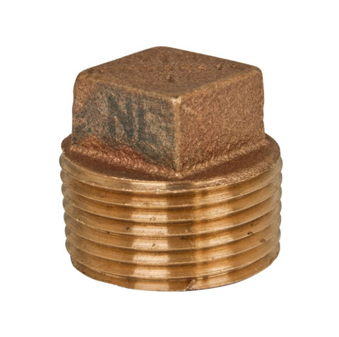 Midland Metal 44-676 44676 Marine Grade Bronze 1-1/4" NPT Male Plug Fitting