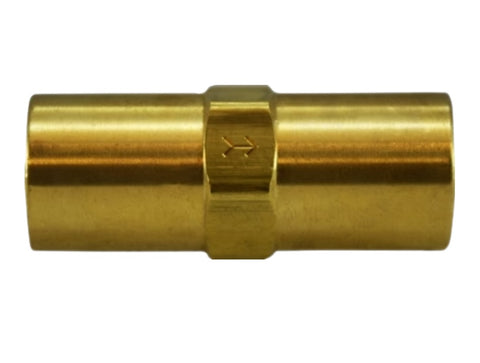 Midland Metal 46-561V 46561V Brass 1/4" Female Pipe X 1/4" Female Pipe Viton Seal Check Valve - Second Wind Sales