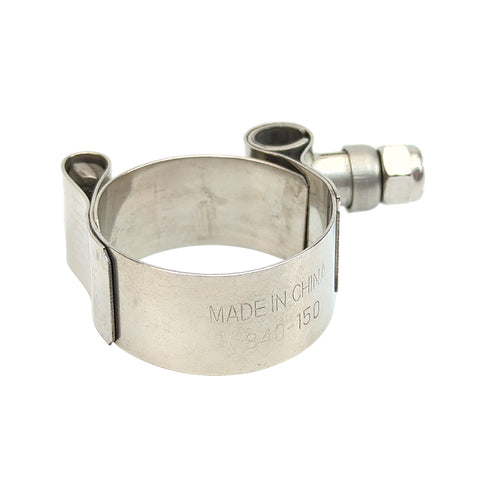 Midland Metal 840-150 840150 Size 1-1/2” 1-3/8” to 1-9/16” Stainless Steel T-Bolt Hose Clamp - Second Wind Sales