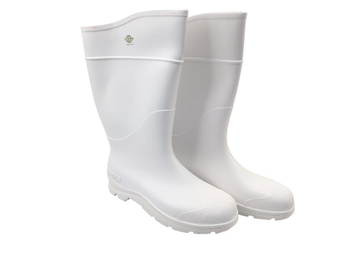 Servus 18821 XTRATUF Diken 14" White Waterproof Fishing PVC Steel Size 11 Toe Boots