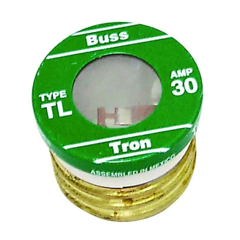 Cooper Bussmann BP/TL-30 BUSS Edison Base 30 Amp TL Type Tron Time Delay Plug Fuse