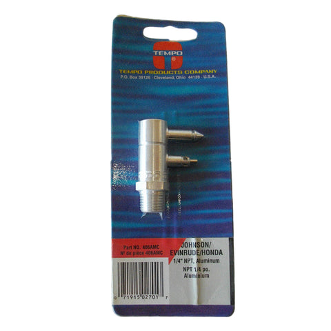 OMC Johnson Evinrude 502867 772681 Male 1/4” NPT Fuel Line Tank Connector Tempo Marine 406AMC