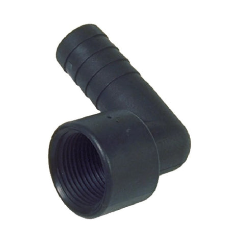 Forespar 901007 HECF-12 Marelon 1/2” Hose Barb X 3/4” NPS Female 90° Elbow Fitting