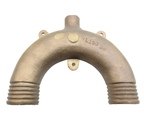 Buck Algonquin 00VL150 Boat Marine 1-1/2" Hose Sanitation or Engine Exhaust Bronze Vented Loop