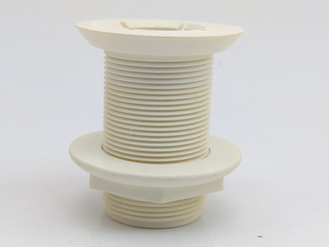 Forespar 906008 CF250 Marelon 1-1/2” Male Thru-Hull Fully Threaded Flush Head Fitting - Second Wind Sales