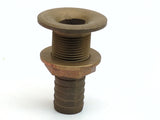 Groco HTH-1000 Vintage Boat Marine Bronze 1" Inverted Flange Thru-Hull Fitting - Second Wind Sales
