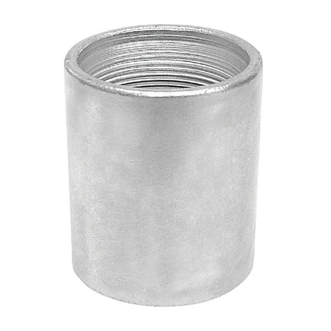 Midland Metal 64-777 64777 Galvanized Steel 1-1/2” NPT Female Merchant Coupling Fitting - Second Wind Sales
