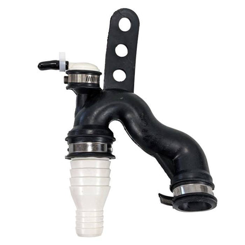 Raritan 221141W Marine Elegance Electric Toilet Internal Discharge Hose with Anti-Siphon Valve