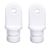 Sea Dog 273176-1 White Nylon Inside Eye End 3/4" Bimini Top Insert Fitting 2-Pack