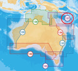 Navionics MSD/8P137XL/ROW Platinum+ SD-Card Electronic Chart Map North East Australia - Second Wind Sales