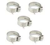 Caillau 312000150B CLIC 86-150 Marine Grade Stainless Steel 15.5mm to 16.5mm Hose Clamp 5-Pack