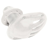 Forespar 906059 MF 867 Marine Grade Marelon White 3/4" NPSM Thru Hull Drain Fitting and Scoop Strainer