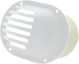 Forespar 906059 MF 867 Marine Grade Marelon White 3/4" NPSM Thru Hull Drain Fitting and Scoop Strainer