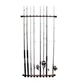 Rush Creek 40-0005 All Weather 3-in-1 Aluminum Modular Wall or Ceiling 10-Rod Rack