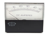 Modutec 2S Series Jewell Instruments 2-1/2" Panel Mount 50 AMP DC Ammeter Gauge Marinetics 7160-2