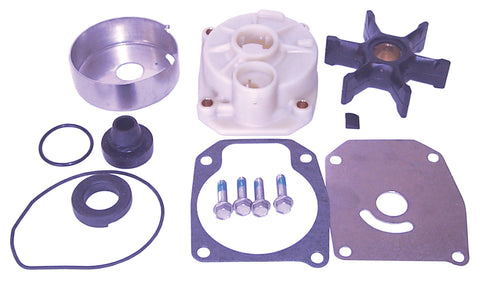 OMC Johnson Evinrude 5006511 3.57” X .99” Neoprene 6-Blade Water Pump Impeller Repair Kit with Housing Sierra 18-3453