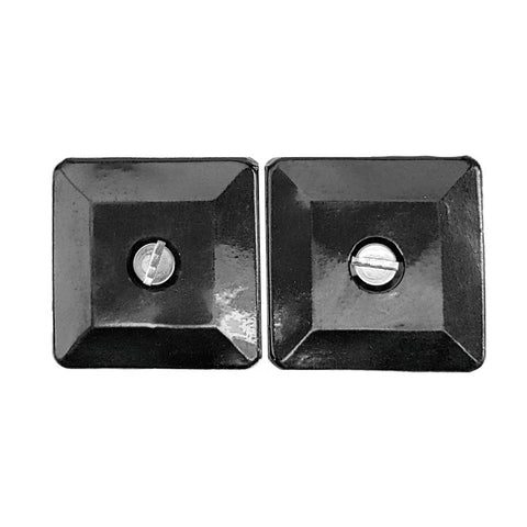 Polyform TFR403 TFR Series Black True-Fit Fender Holder Parallel Connector Kit 2-Pack