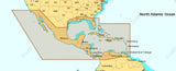 C-MAP NA-M027 MAX Wide C-Card Electronic Chart Map Central America and The Caribbean