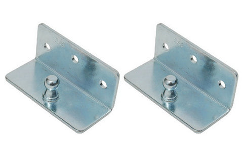 Taylor Made 1884 Boat Marine Zinc Plated 13mm Ball 90° Angled Mounting Bracket 2-Pack