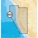 Navionics CF/643P+ Platinum CF Card Electronic Chart Map California and Oregon - Second Wind Sales