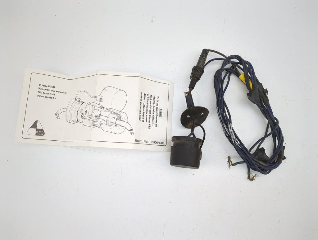 Raymarine BD500 Autohelm Dri-Plug Boat Marine Waterproof 2-Pin Plug an ...
