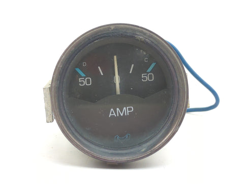 Medallion Marine MAK-689-20 Kysor Boat Black/Blue 2" 50 AMP AMMETER Gauge