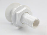 Attwood 3875-3 Boat Marine Polypropylene Plastic 1-1/2" (25mm) Thru-Hull Fitting