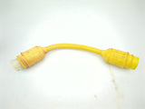 Marinco 118A Boat Marine 125/250V 50A Male to 50A Female Shore Power Pigtail Adapter Cable
