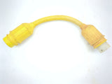 Marinco 118A Boat Marine 125/250V 50A Male to 50A Female Shore Power Pigtail Adapter Cable