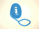 New England Ropes C5053 Blue 5/8" X 13' Premium Double Braid Nylon Dock Line with Eye Splice Pair