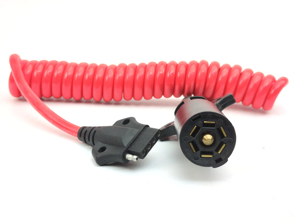 Trailer Light Adapter 7-Way Blade Socket To 4-Pin Or 5-Pin Flat JetCon – Second Wind Sales