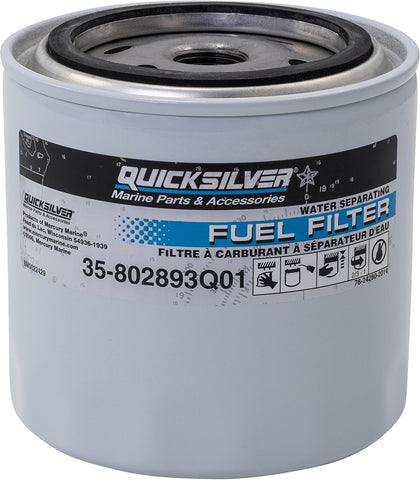Mercury MerCruiser 35-802893Q01 Genuine OEM Inboard Outboard 25 Micron Water Separating Fuel Filter Racor S3220UL