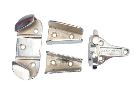 Danforth 2705467 Genuine OEM Vintage 4" Base Chromed Plated Brass Anchor Chock