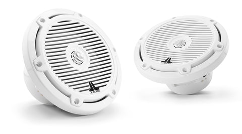 JL AUDIO M3-650X-C-Gw 93511 Marine 6.5" Coaxial Speakers with White Classic Grilles - Second Wind Sales