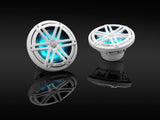 JL AUDIO M3-770X-S-Gw-i 93523 7.7" Marine Coaxial Speakers White Sport Grilles with RGB LED Lighting