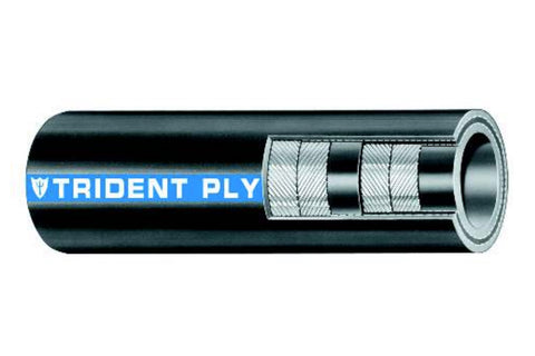 Trident 200-5000 Ply 5" X 4' Premium Boat Marine Reinforced Wet Exhaust and Water Hose