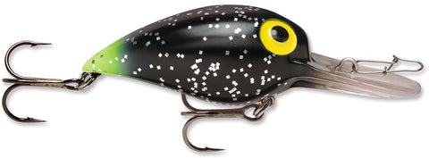 Rapala Storm Original Mag Wart VSP60 0140-4503 2-3/4” 3/4oz  Black Glitter / Chartreuse Tail Fishing Lure