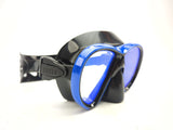 Guardian CHRMMA.BKBLBLUE CHROMA HD Pro Scuba & Snorkeling Frameless Silicone Clam Dive Mask