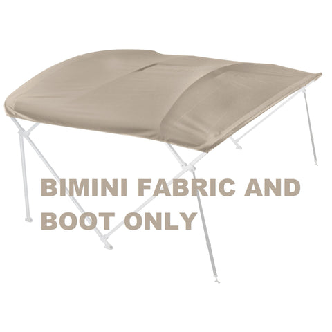 Attwood 372BE Pontoon Boat 96" X 102" Premium Sunbrella Beige Acrylic Fabric and Boot ONLY