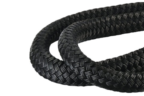 New England Ropes C2014-40 Black 1-1/4" X 100' Double Braid Nylon Dock / Anchor Line Rope