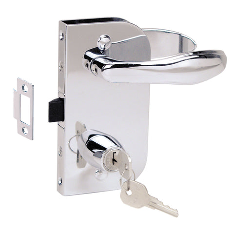 Perko 0731002ROC Boat Marine Grade Chrome Plated Brass RIGHT OUT Full Size Flush Lock Set