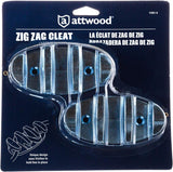 Attwood 11951-6 Zinc-Plated Steel 4” Zig Zag Gripper Rope Cleat 2-Pack