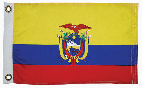 Taylor Made 93164 Boat Marine Nylon 24" X 36" Ecuador International Courtesy Flag
