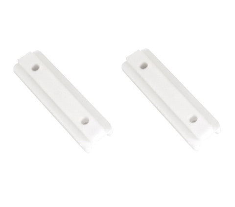 Whitecap 3408WP White Nylon 5/8" X 2-3/8" Track Slide for .850 Hinge 2-Pack